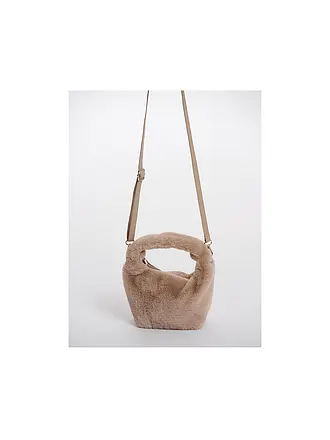RINO&PELLE | Tasche - Umhängetasche in Felloptik CHERYL Small | beige